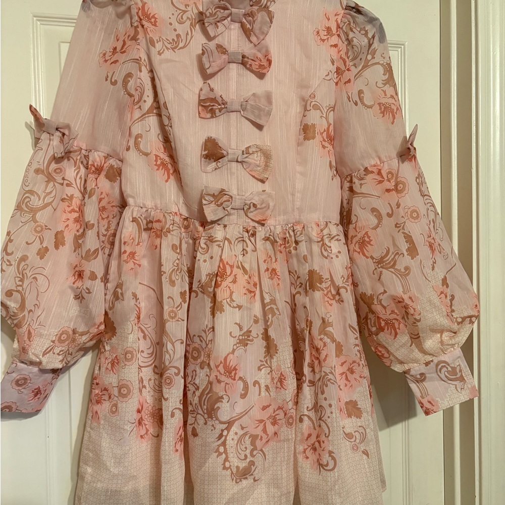 Ina Pink Floral Dress